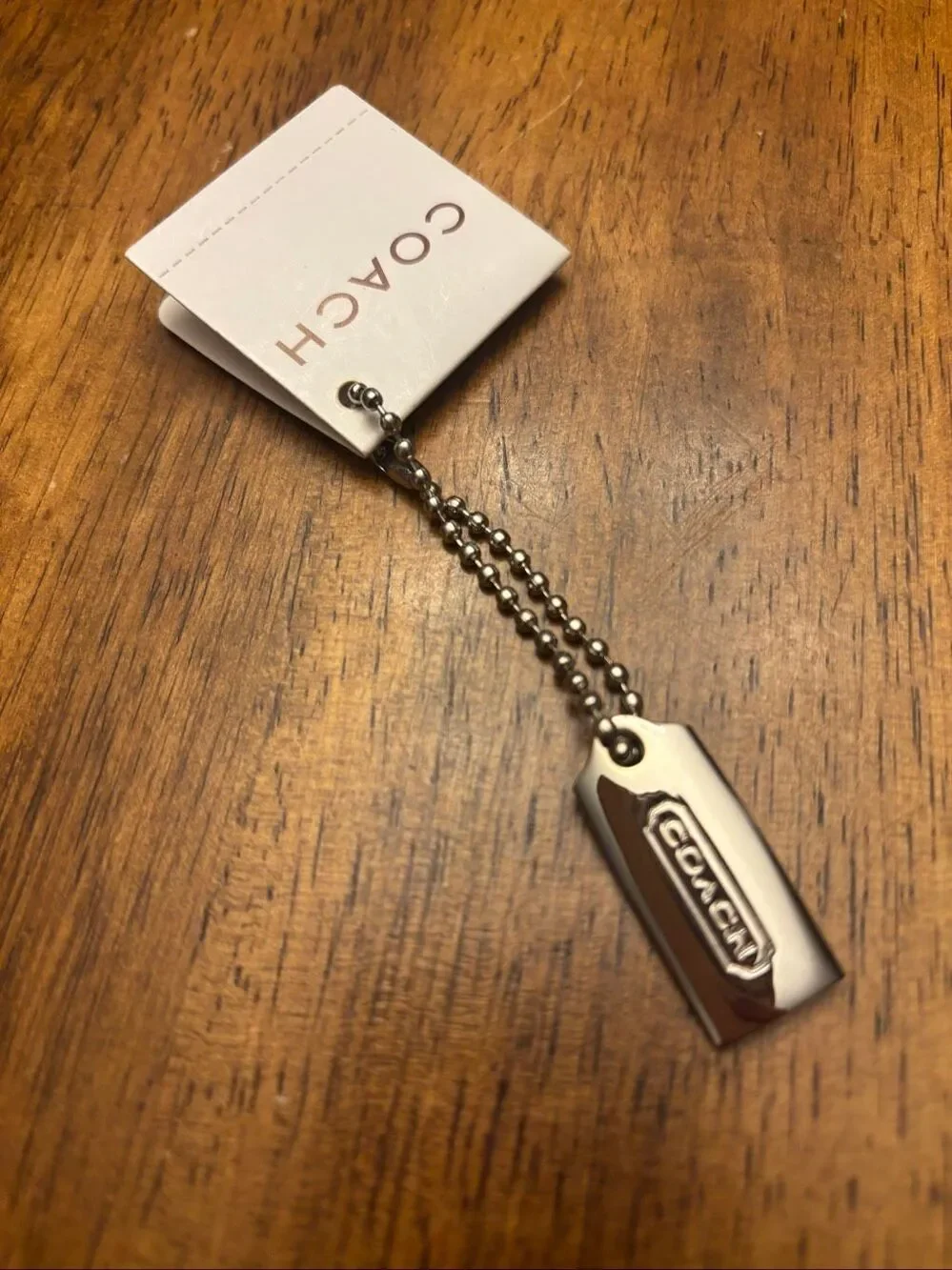 Coach keychain, NWT